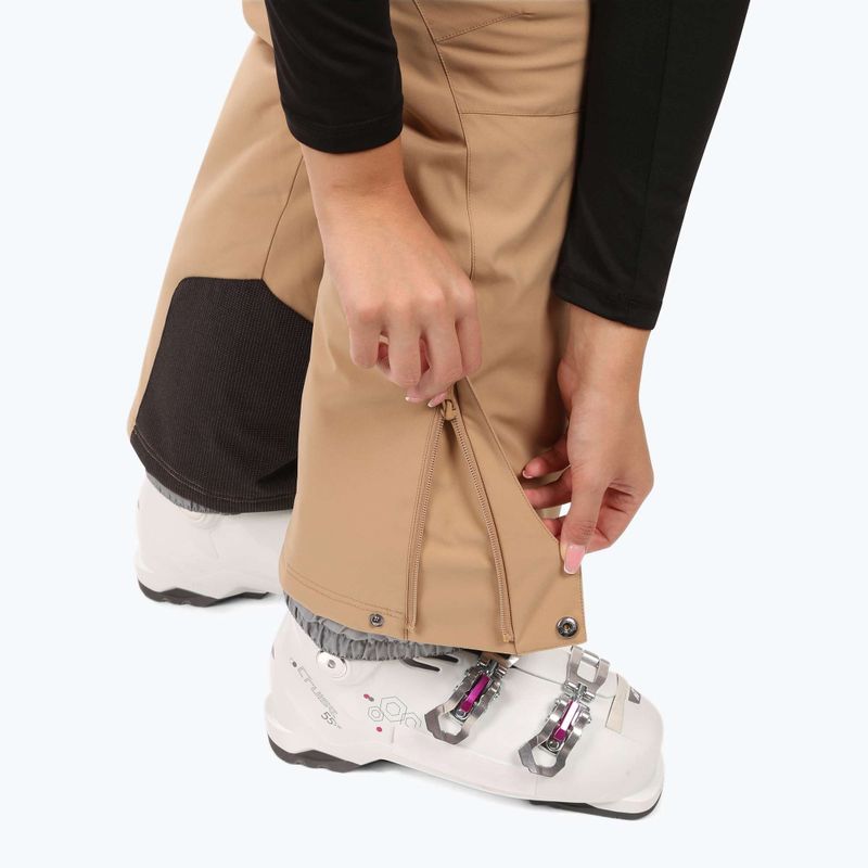 Dámské lyžařské kalhoty Kilpi Elare beige 7