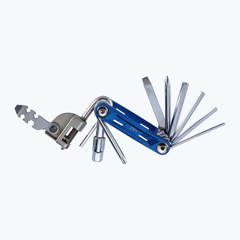 Multifunkční klíč na kolo BBB Cycling PrimeFold L blue/silver