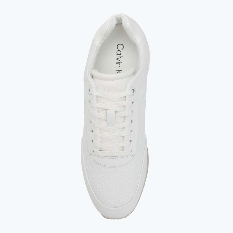 Dámské boty Calvin Klein  HW0HW02574 Runner Lace Up Mono Pu Triple Bright White 5