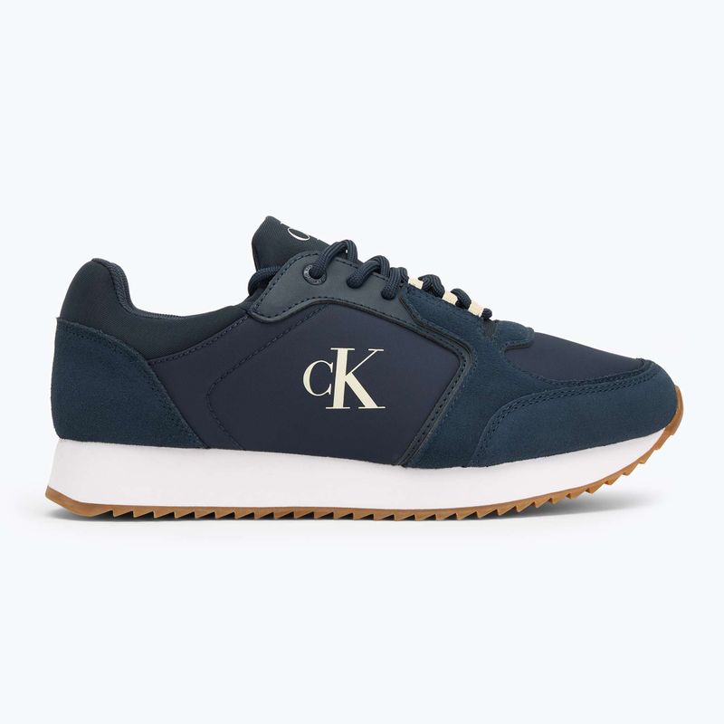 Pánské boty Calvin Klein YM0YM01326 Retro Runner Sock Lace Up Ny-Su Calvin Navy/Bright White/Gum 2