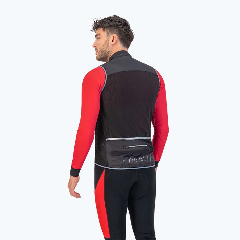 Pánská cyklistická vesta Rogelli Core black 2