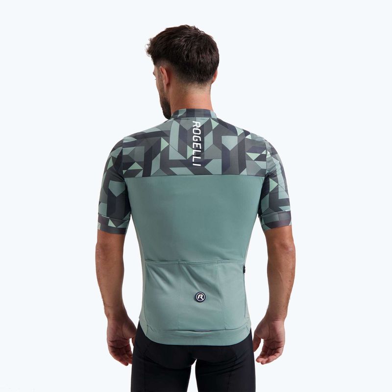 Pánský cyklistický dres    Rogelli Essential Graphic grey 2