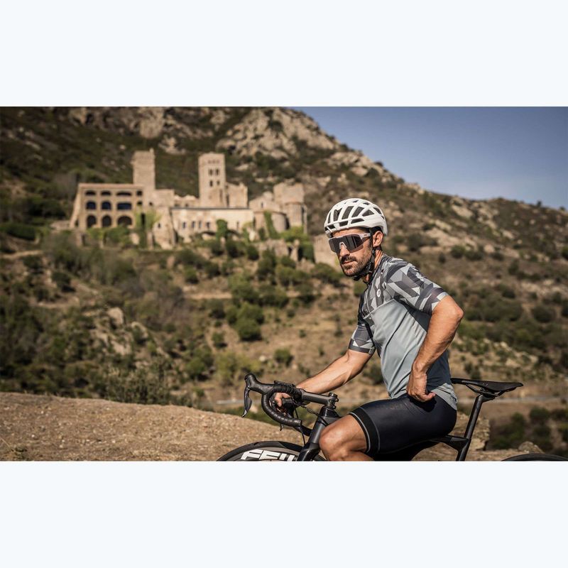 Pánský cyklistický dres    Rogelli Essential Graphic grey 10