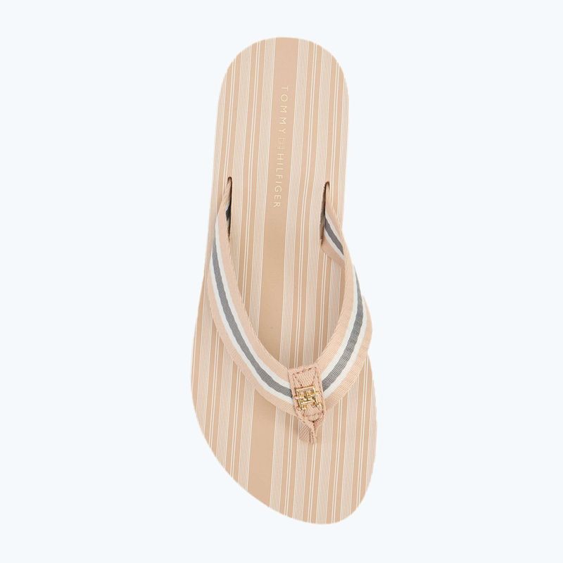 Dámské žabky Tommy Hilfiger Im Th Print Beach Sandal misty blush 5