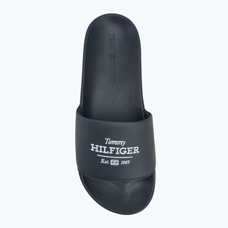 Pánské nazouváky  Tommy Hilfiger Embroid 85 Pool Slide desert sky 5