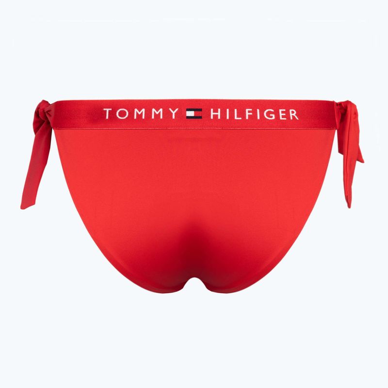 Tommy Hilfiger Spodní díl plavek Side Tie Cheeky červený 2