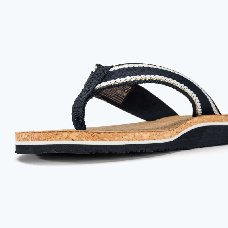 Dámské žabky Tommy Hilfiger Cork Beach Sandal space blue 8