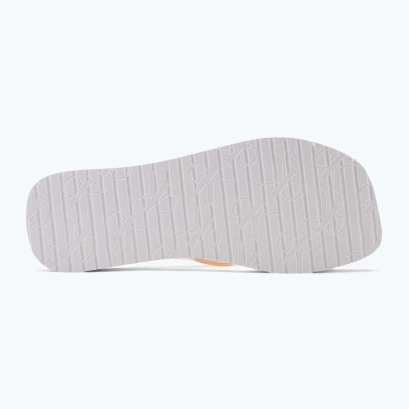 Dámské žabky Calvin Klein YW0YW01720 Thong+ Tpu Metallic whisper pink/bright white 4