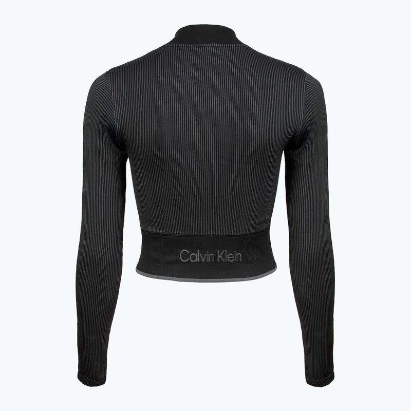 Dámská mikina Calvin Klein 00GWS4J406 Seamless black 2