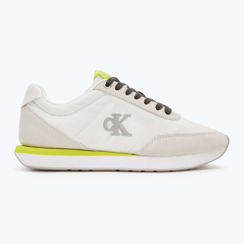 Dámské tenisky Calvin Klein YW0YW01990 Retro Runner Lace Up Nylon MG white/evening primrose/lily white 2