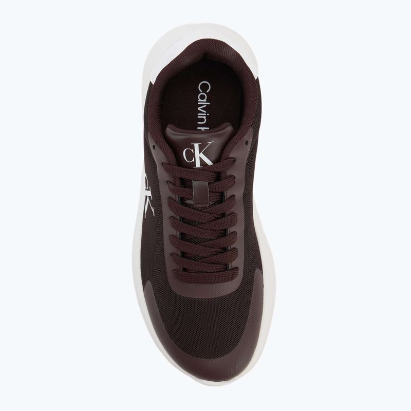 Dámské boty Calvin Klein YW0YW01750 3 Eva Runner Mesh MG brown out/green haze 5