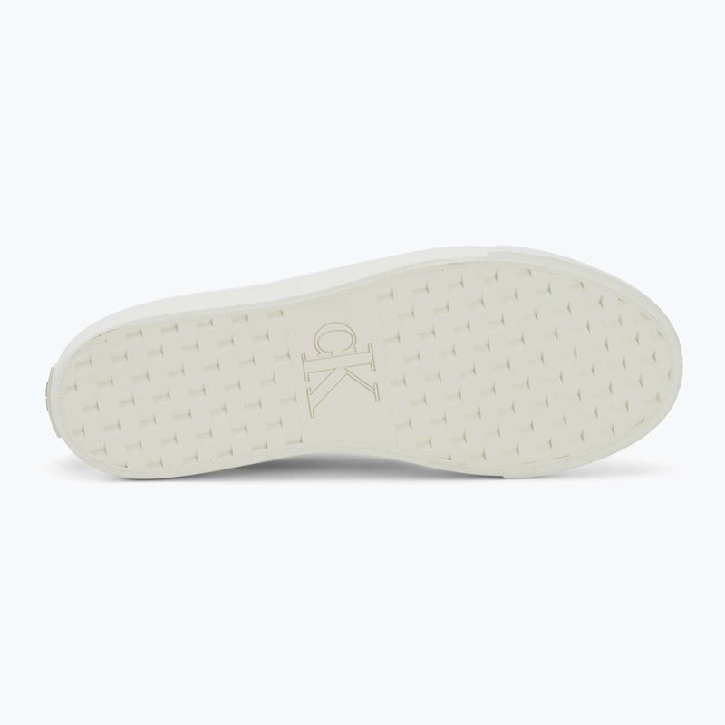 Dámské boty Calvin Klein HW0HW02970 Vulc Flatf Laceup Ripst deep lichen green/pink yarrow 4