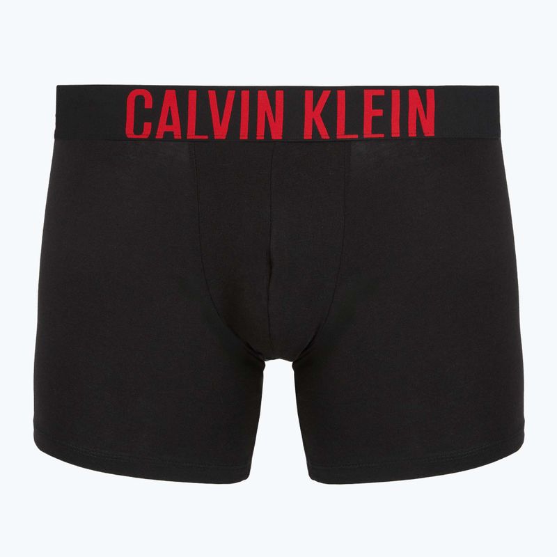 Boxerky Calvin Klein 000NB3609A Boxer Brief 3 pairs black with oatmeal logo/black with age 4