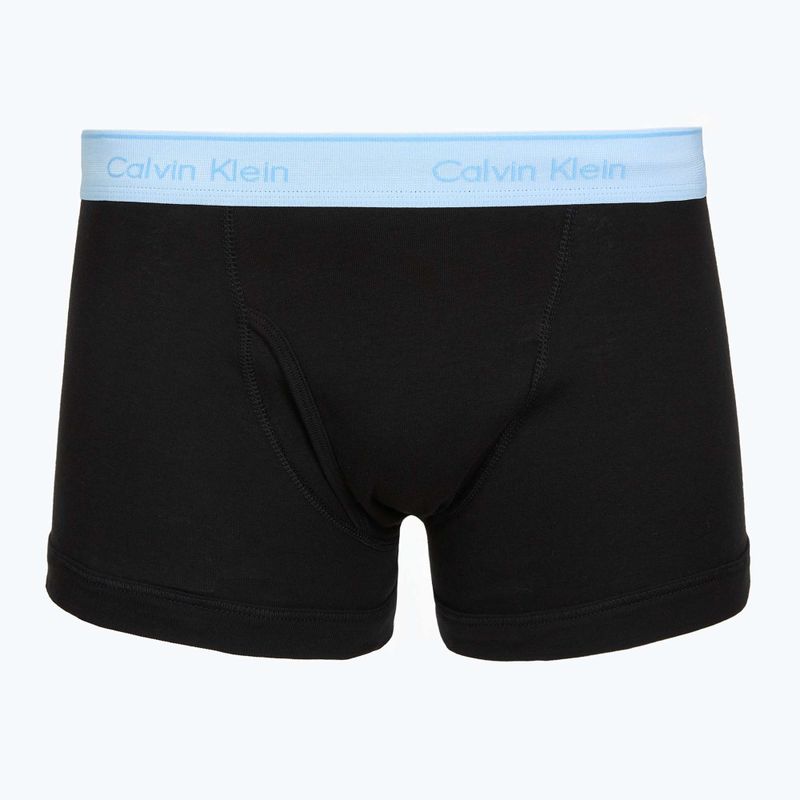Boxerky Calvin Klein LV00NB1897 Trunk 5 pairs of black bodies with black/misty grey/purple 2