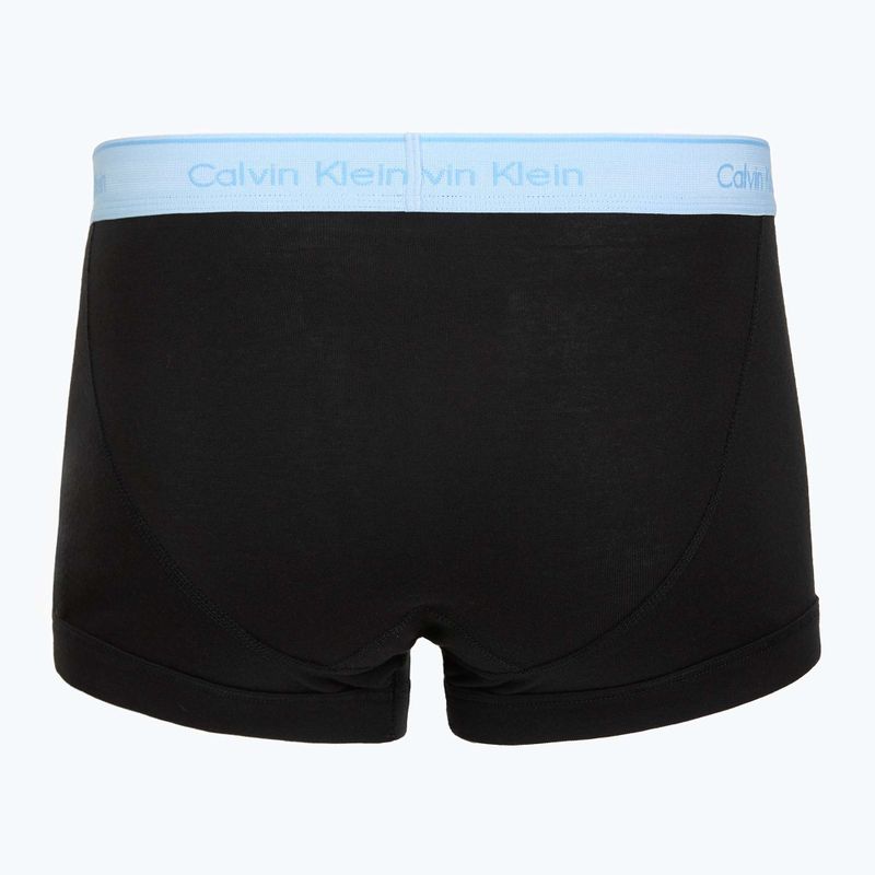 Boxerky Calvin Klein LV00NB1897 Trunk 5 pairs of black bodies with black/misty grey/purple 3