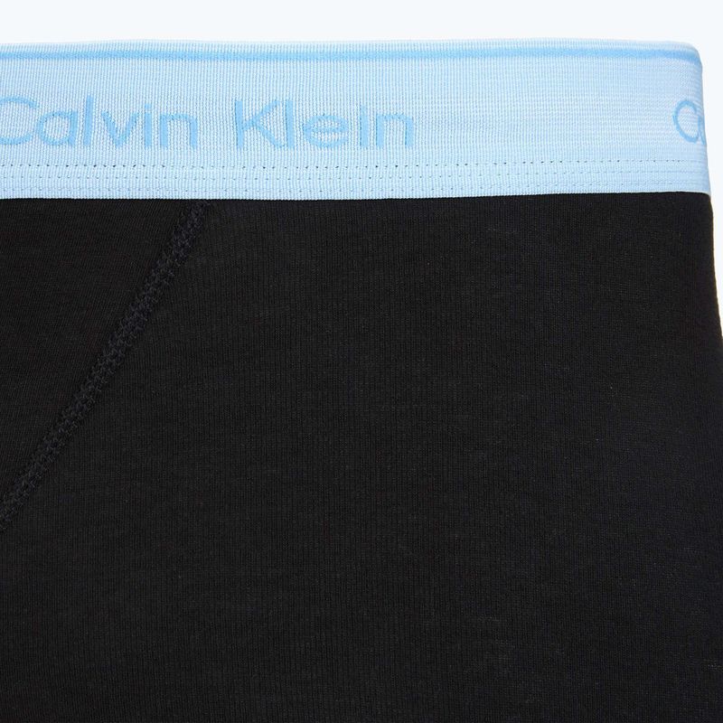 Boxerky Calvin Klein LV00NB1897 Trunk 5 pairs of black bodies with black/misty grey/purple 4