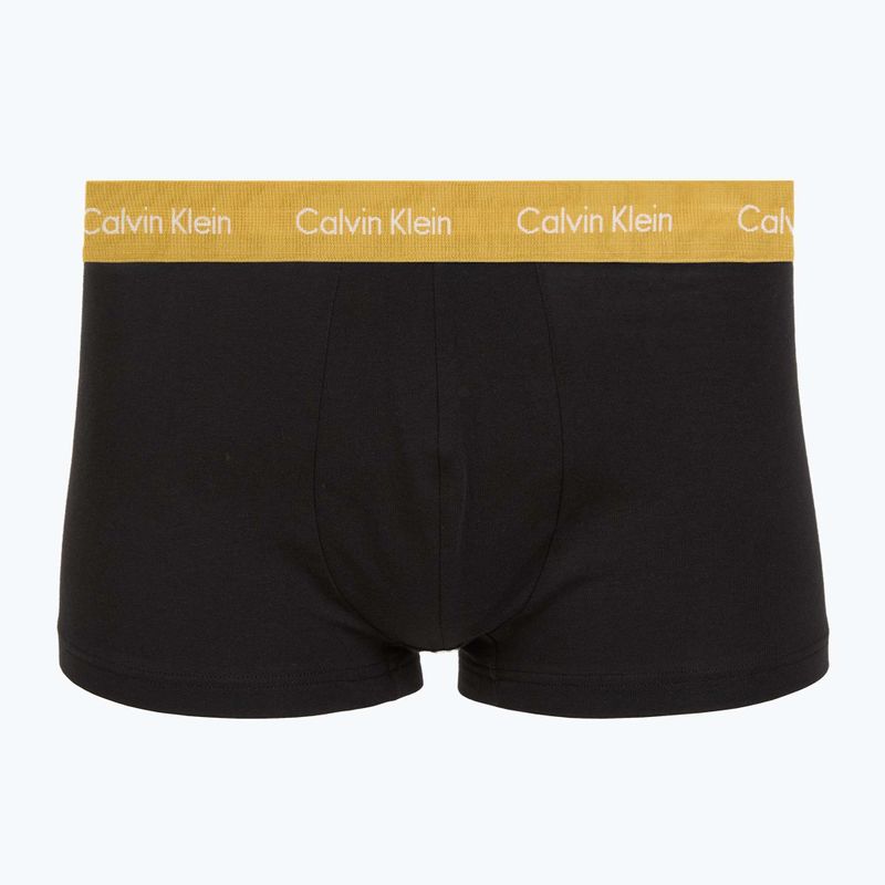Boxerky Calvin Klein LV00NB4412 Low Rise Trunk 5 pairs of black bodies with driftwood/moonlight 3