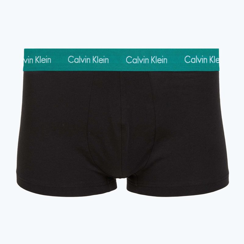 Boxerky Calvin Klein LV00NB4412 Low Rise Trunk 5 pairs of black bodies with driftwood/moonlight 5