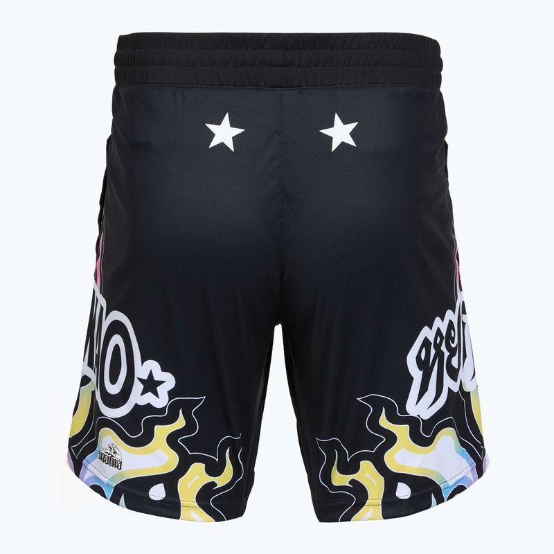 Pánské tréninkové šortky YOKKAO Flames Workout black 2