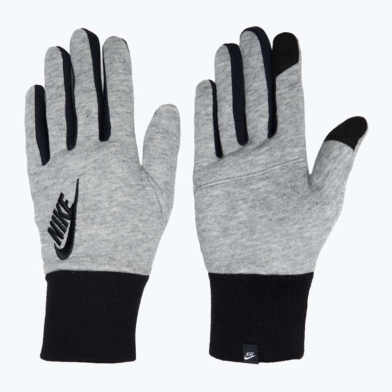 Dámské běžecké rukavice Nike Club Fleece grey heather/black/black