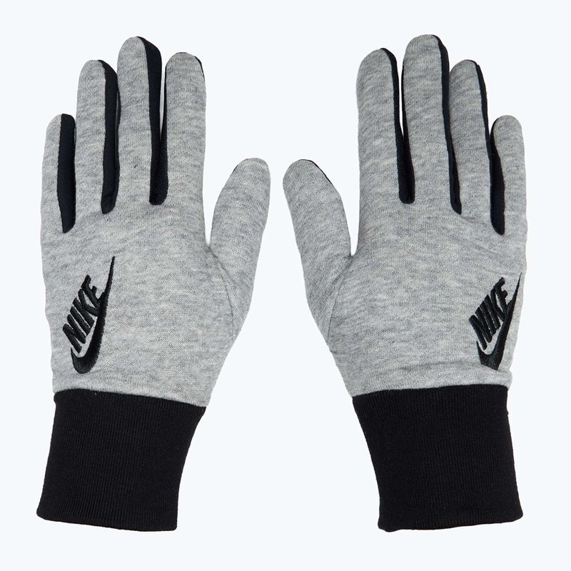 Dámské běžecké rukavice Nike Club Fleece grey heather/black/black 2