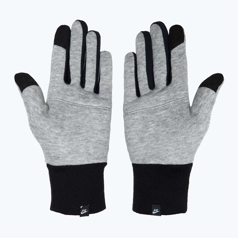 Dámské běžecké rukavice Nike Club Fleece grey heather/black/black 3