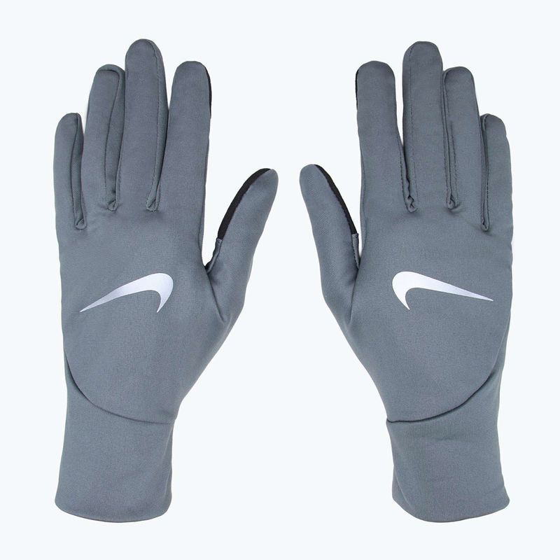 Pánské běžecké rukavice Nike Pacer Lightweight RG smoke grey/smoke grey/silver 2