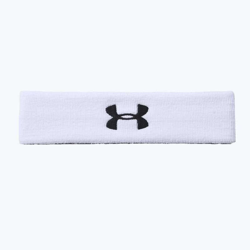 Pánská čelenka Under Armour Performance 100 bílo-černá 1276990