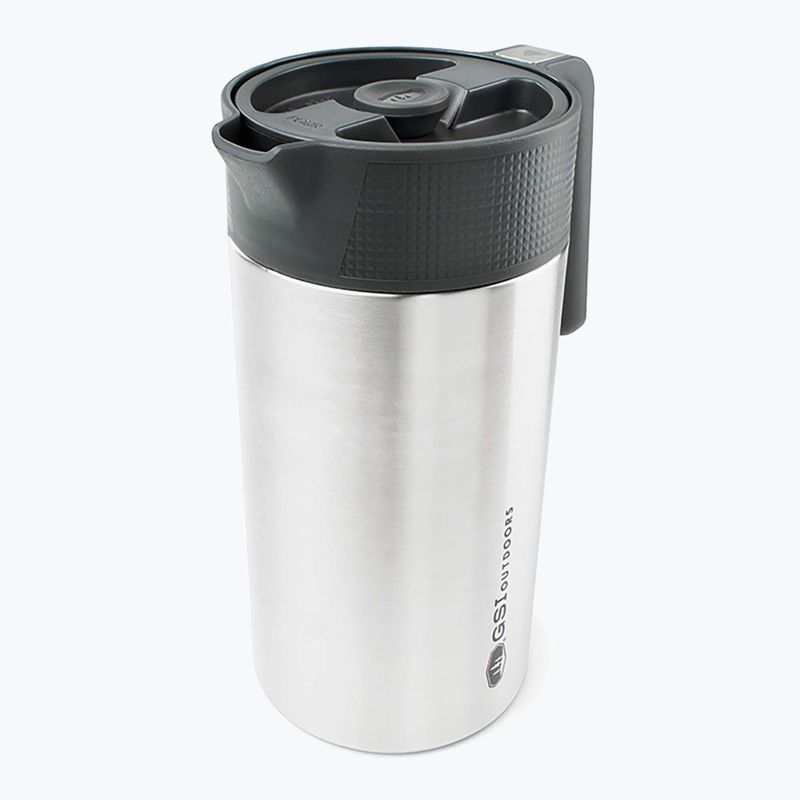 Cestovní kávovar GSI Outdoors Glacier Stainless Javapress brushed