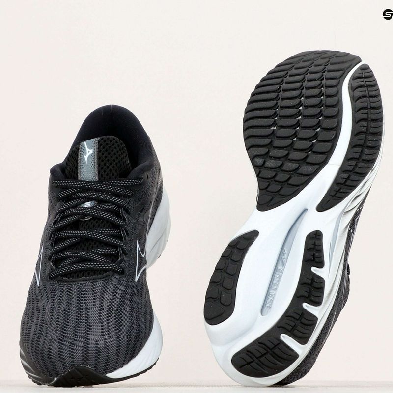 Dámské běžecké boty Mizuno Wave Rider 27 Width ebony/snowcrest/black 11