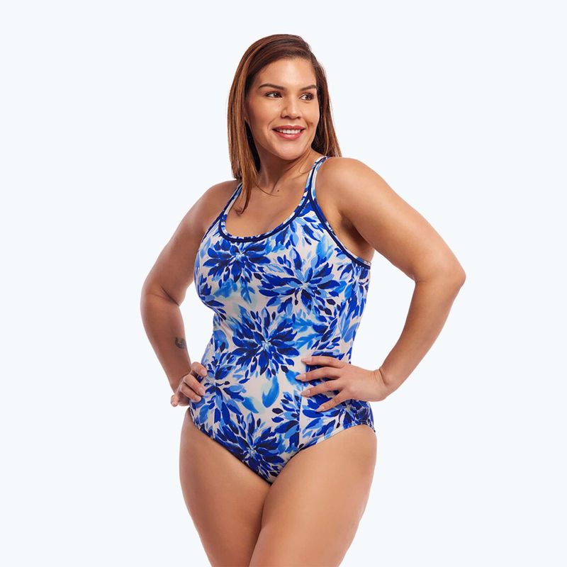 Dámské jednodílné plavky Funkita Locked In Lucy One Piece blossom blue 5