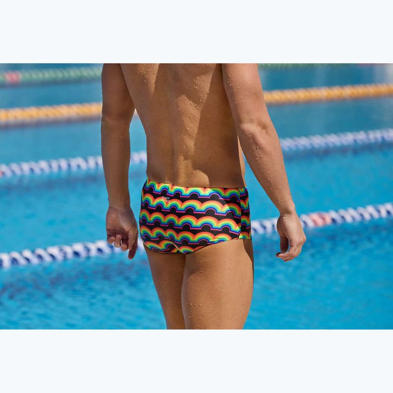 Pánské plavecké boxerky Funky Trunks Sidewinder Trunks rainbowie 6