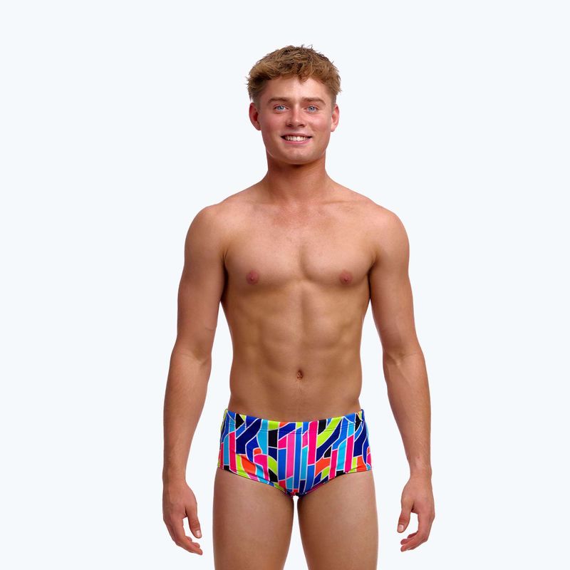 Dětské plavecké boxerky Funky Trunks Sidewinder Trunks fault lines 2