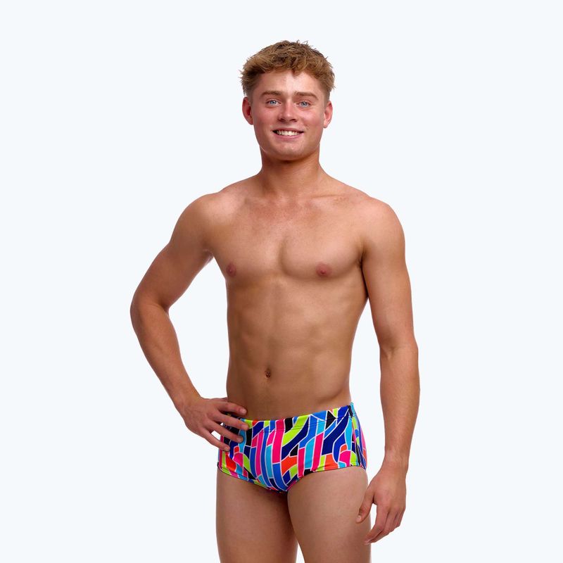 Dětské plavecké boxerky Funky Trunks Sidewinder Trunks fault lines 3