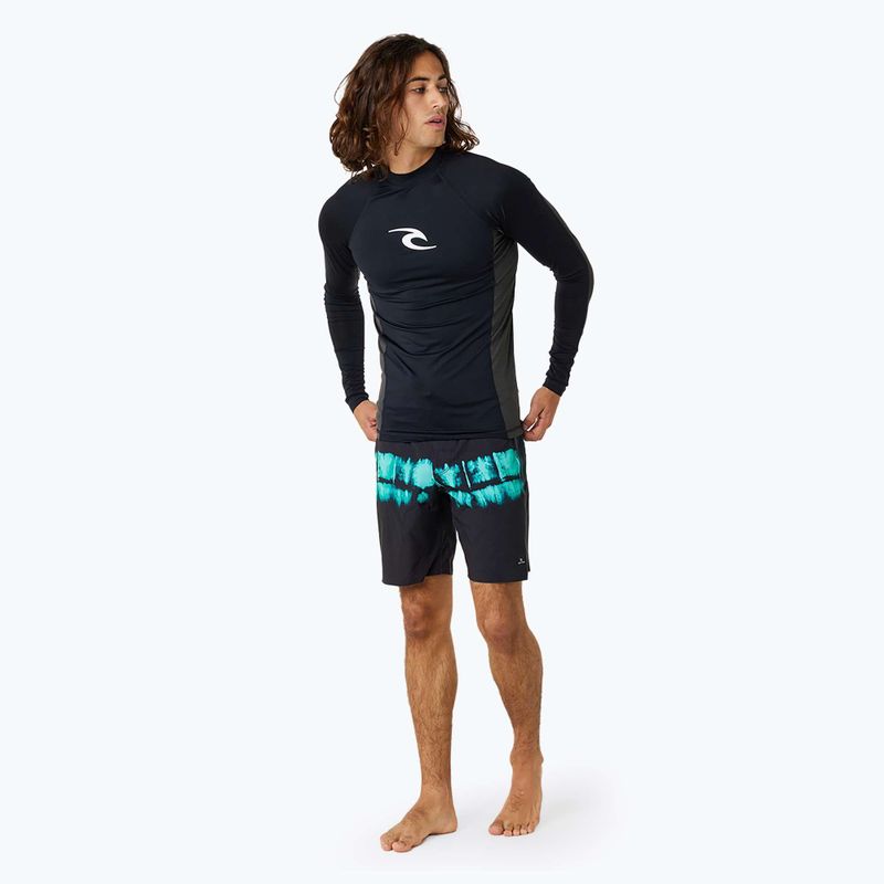 Pánské plavecké tričko Rip Curl Waves Upf Perf L/Sblack 2
