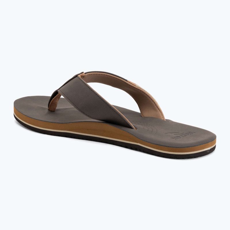 Pánské žabky Rip Curl Oxford Bloom brown 3