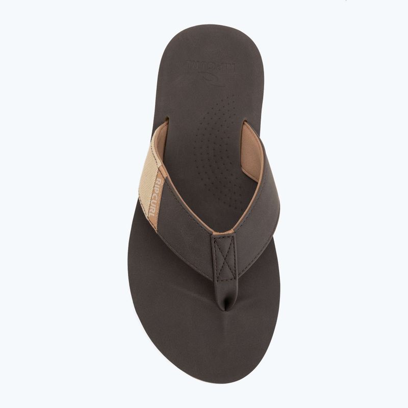 Pánské žabky Rip Curl Oxford Bloom brown 5