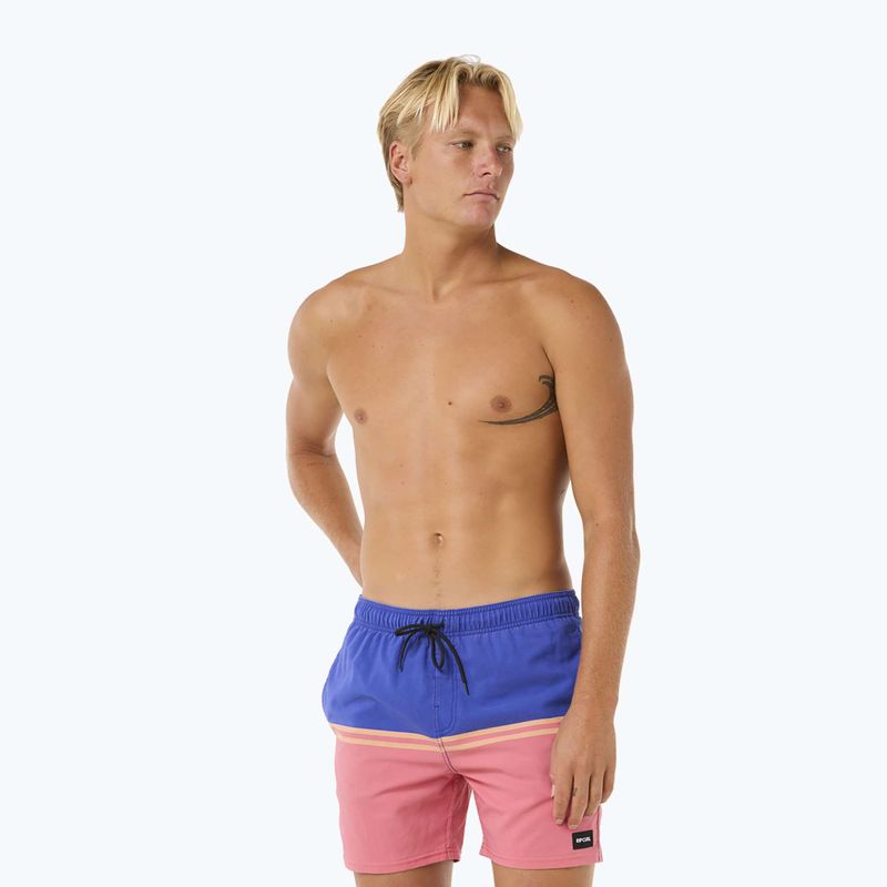 Pánské plavecké šortky Rip Curl Combine Volley wild berry 4