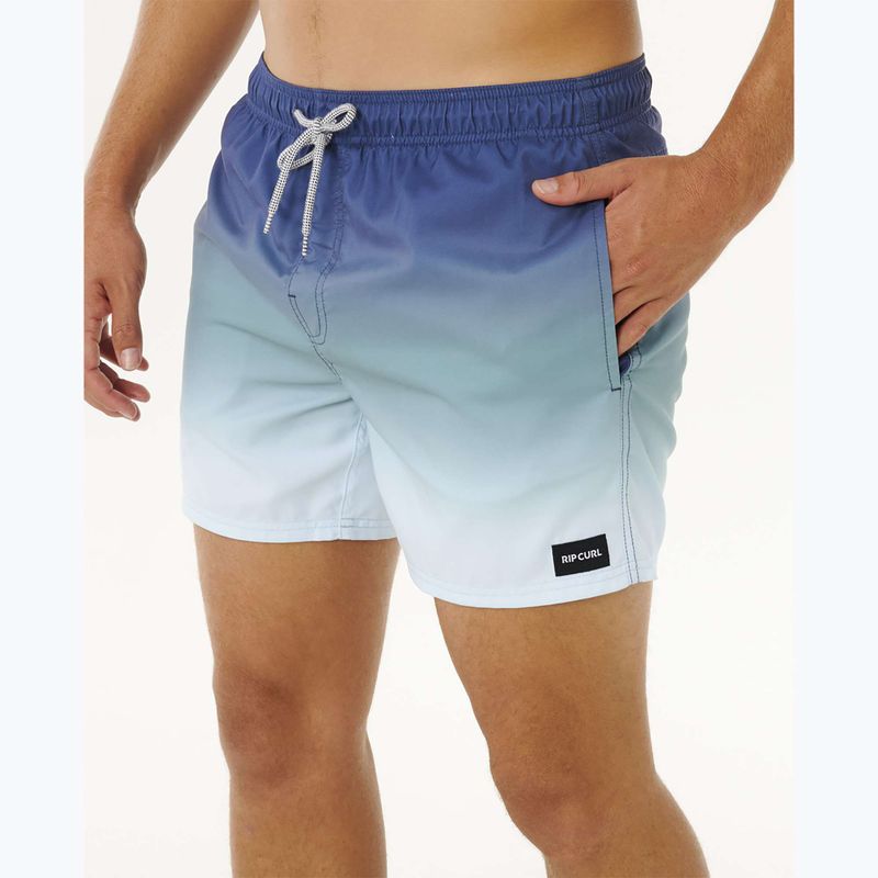 Pánské plavkové šortky Rip Curl Offset Fade Volley light navy 6