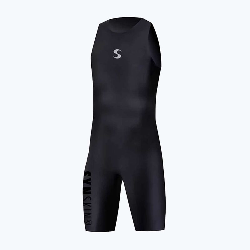 Pánský triatlonový dres Synergy Synskin 2 bez rukávů black