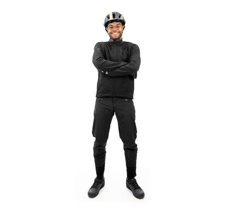 Pánská cyklistická bunda Endura Singletrack Softshell black 11