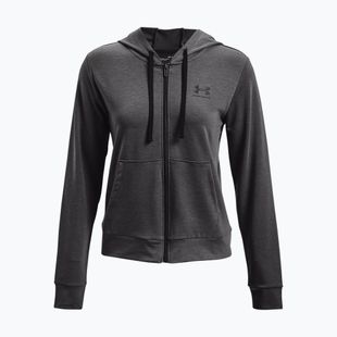 Dámská tréninková mikina Under Armour Rival Terry Full Zip Hoodie šedá 1369853