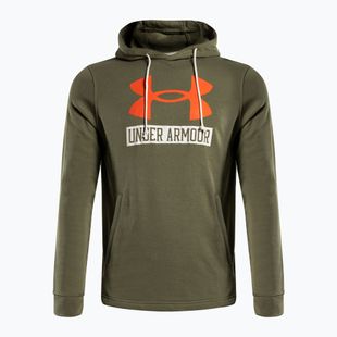 Pánská sportovní mikina Under Armour Rival Terry logo zelená 1370390-361