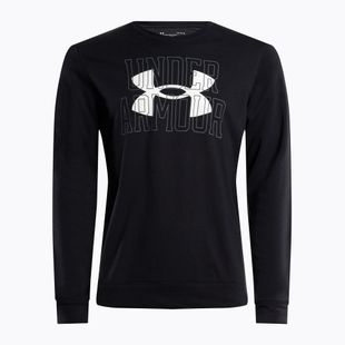 Pánská sportovní mikina Under Armour Rival Terry Logo Crew černá 1370391-001