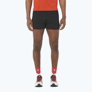 Pánské běžecké šortky Salomon S/Lab Speed Spl 3" deep black/fiery red
