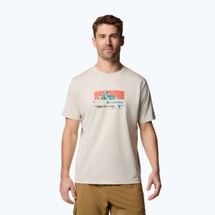 Pánské tričko Columbia Ice Lake II SS Tee dark stone/peak direction