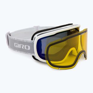 Dámské lyžařské brýle Giro Moxie white & grey chute/ cobalt/ yellow