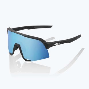 Sluneční brýle 100% S3 matte black/hiper blue multilayer mirror
