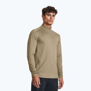 Pánské tričko longsleeve Under Armour Tactical Mock CGI Base federal tan/black