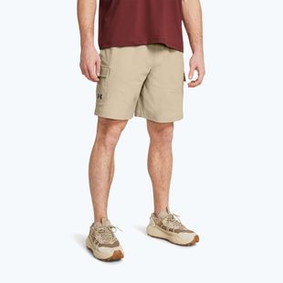 Pánské sportovní kraťasy Under Armour Stretch Woven Cargo khaki base/black